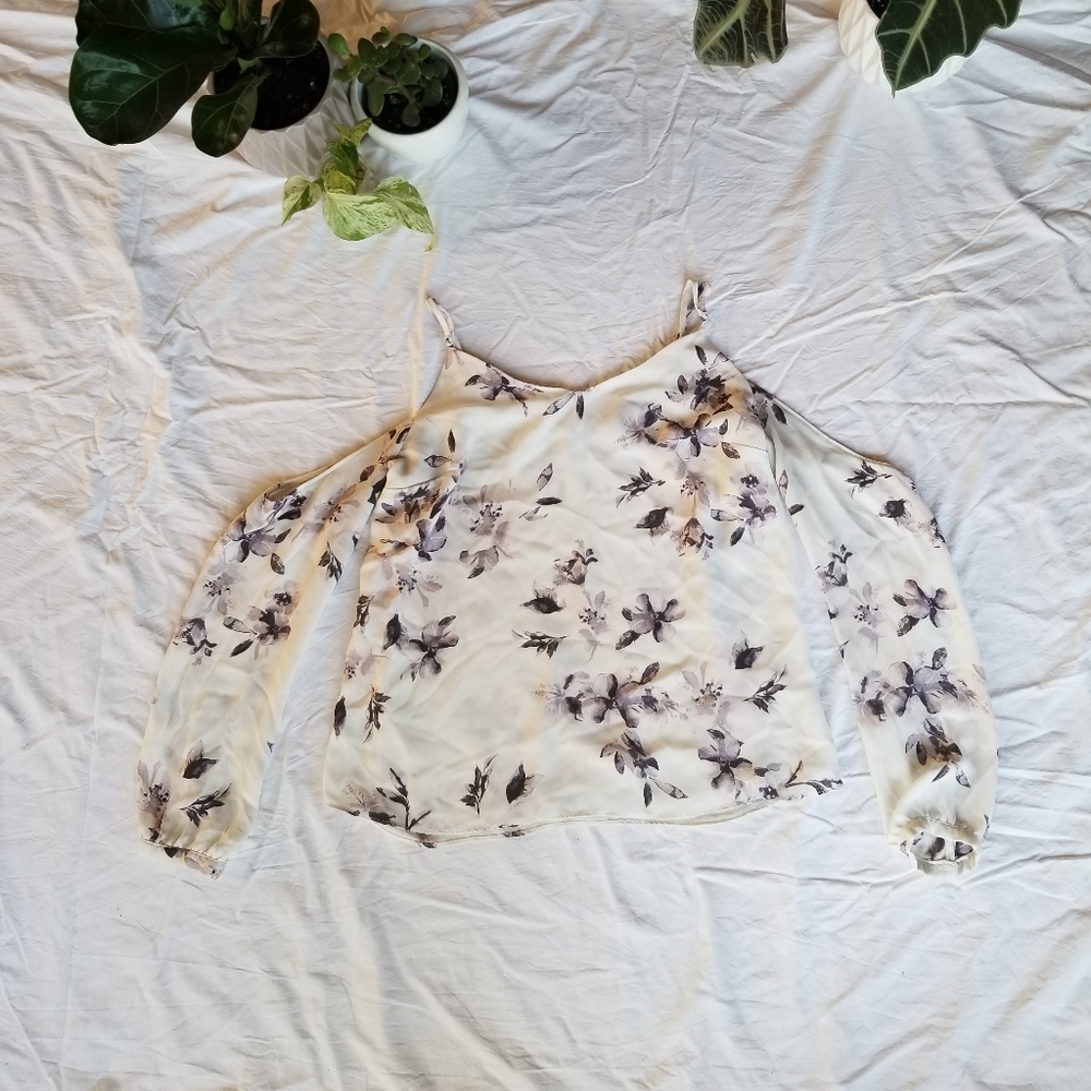 Dynamite cold shoulder blouse